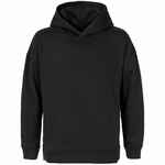 Худи оверсайз унисекс TOLLA, черное, размер M/L