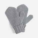 Варежки NORDKYN, светло-серый меланж, размер L/XL