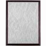 Плакетка PLAQUE, большая, вишня с серебристой пластиной