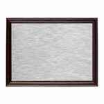 Плакетка PLAQUE, малая, вишня с серебристой пластиной