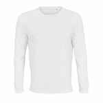 Футболка унисекс с длинным рукавом PIONEER LSL, белая, размер L
