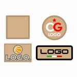 Шеврон из габардина GABO S, бежевый