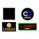 Шеврон из габардина GABO S, черный