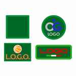 Шеврон из габардина GABO S, зеленый