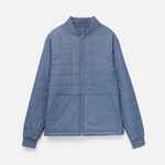 Куртка унисекс WARMBRIDGE, синяя (джинс), размер S