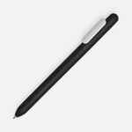Ручка шариковая SWIPER SOFT TOUCH, черная с белым