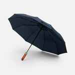 Зонт складной CLOUDBURST в подарочной упаковке, темно-синий