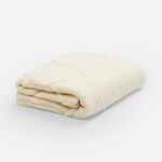 Плед CURVE VERVE, молочно-белый