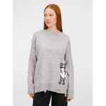 Джемпер SHARPICK, серебристо-серый меланж, размер S/M