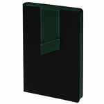 Ежедневник BOOKMARK, недатированный, черный с зеленым