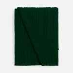 Плед REMITTI, темно-зеленый (хвойный)