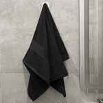 Полотенце махровое «Тиффани», большое, черное