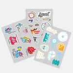 Наклейки ПВХ STICKER PACK на заказ, M