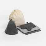 Банный набор HEAT THERAPY VER.2, мужской, светло-серый