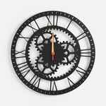 Часы «Ход времени», черные