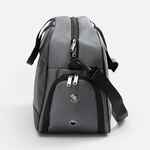 Спортивная сумка ATLANTES, светло-серая с черным