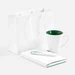 Набор WHITE SHALL SIMPLE, зеленый