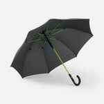 Зонт-трость с цветными спицами COLOR STYLE, зеленое яблоко, с черной ручкой
