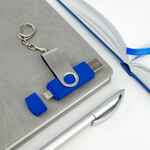 Флешка DOUBLE TWIST 16 Гб синяя