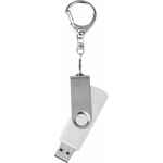 Флешка DOUBLE TWIST 16 Гб белая