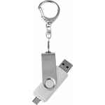 Флешка DOUBLE TWIST 16 Гб белая