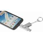 Флешка DOUBLE TWIST 16 Гб белая