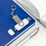 Флешка DOUBLE TWIST 16 Гб белая