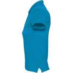 Рубашка поло женская PASSION 170 ярко-бирюзовая, размер L