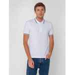 Рубашка поло VIRMA STRIPES, белая, размер S