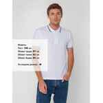 Рубашка поло VIRMA STRIPES, белая, размер S