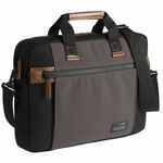 Сумка для ноутбука SIDEWAYS LAPTOP BAG, черная с серым