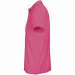 Рубашка поло унисекс PITCHER, розовая (RIBBON PINK), размер XS