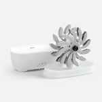 Увлажнитель-ароматизатор STEAM SPIN, белый с серым