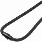 Шнурок для бейджа TUBE WOOD, черный