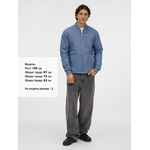 Куртка унисекс WARMBRIDGE, синяя (джинс), размер S