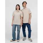 Рубашка поло унисекс PACIFIC, бежевая (льняная), размер S