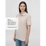 Рубашка поло унисекс PACIFIC, бежевая (льняная), размер S