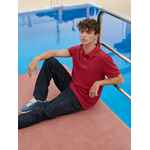 Рубашка поло унисекс PACIFIC, красная, размер XL