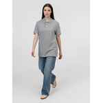 Рубашка поло унисекс PACIFIC, серый меланж, размер S