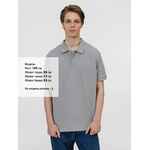 Рубашка поло унисекс PACIFIC, серый меланж, размер S