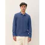 Рубашка поло унисекс с длинным рукавом PACIFIC LSL, серая, размер XS