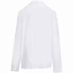 Рубашка поло унисекс с длинным рукавом PACIFIC LSL, белая, размер XS