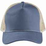 Бейсболка BLINK, синяя (джинс) с бежевым