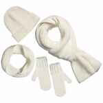 Шарф NORDKYN, белый (молочный)