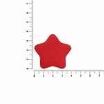 Наклейка тканевая LUNGA BIAL, M, красная