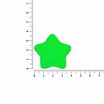 Наклейка тканевая LUNGA BIAL, M, зеленый неон