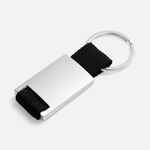 Брелок INLET с тканевой вставкой, черный