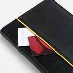 Ежедневник ALANIS, недатированный, черный с желтым