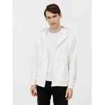 Толстовка унисекс оверсайз на молнии ZIPPY TERRY, белая, размер XS/S