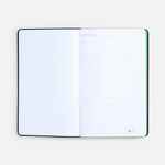 Ежедневник NICE TWICE, недатированный, черный с ярко-зеленым